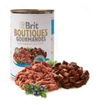 Brit Boutiques Gourmandes bucatele de Rata 400g pateu