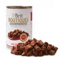 Brit Boutiques Gourmandes bucatele de Rata 400g pateu