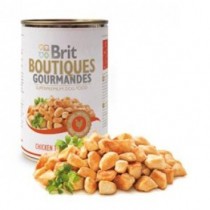 Brit Boutiques Gourmandes bucatele de Rata 400g pateu