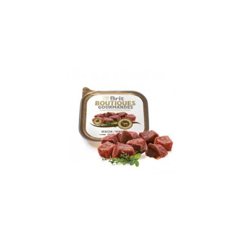 Brit Boutiques Gourmandes bucatele de Miel 400g pateu