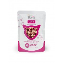 Brit Care Cat plic cu pui si rata 80 g